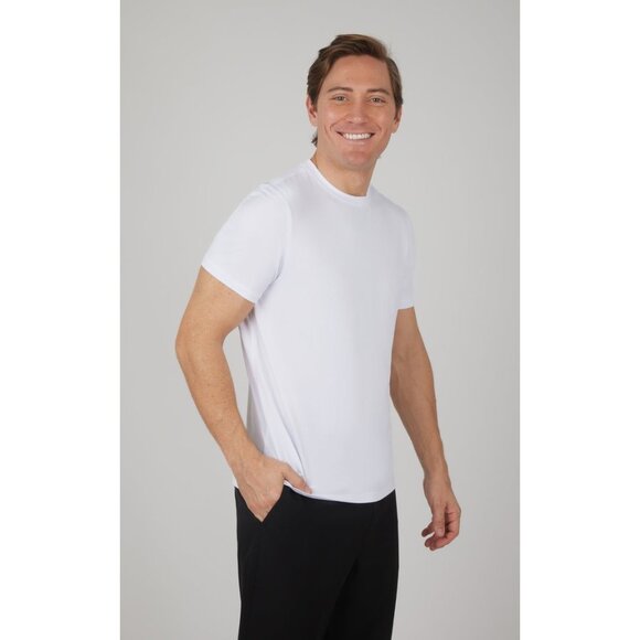 90 Degrees By Reflex Men’s Nomad Mesh Short Sleeve Crew Neck Tee Lightweight Moi - Picture 3 of 6